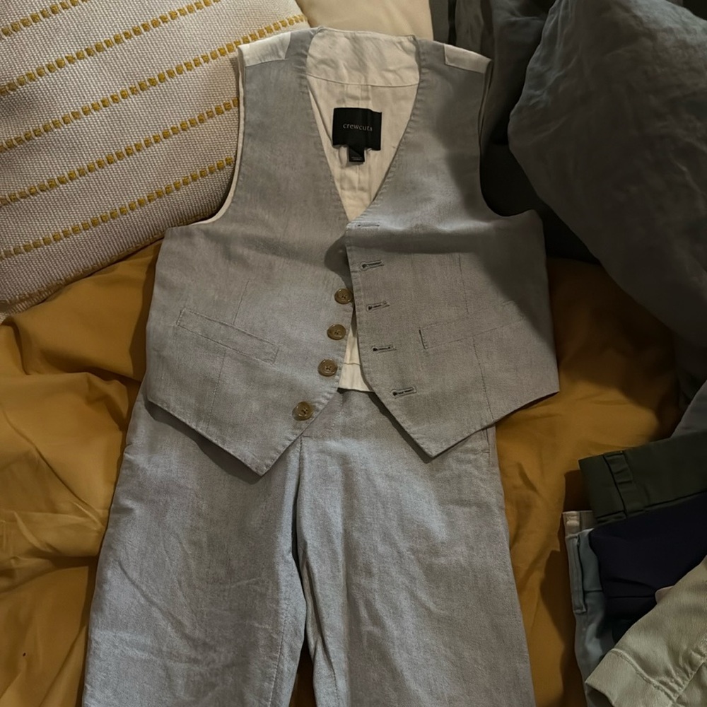 Crew cuts vest and pants
